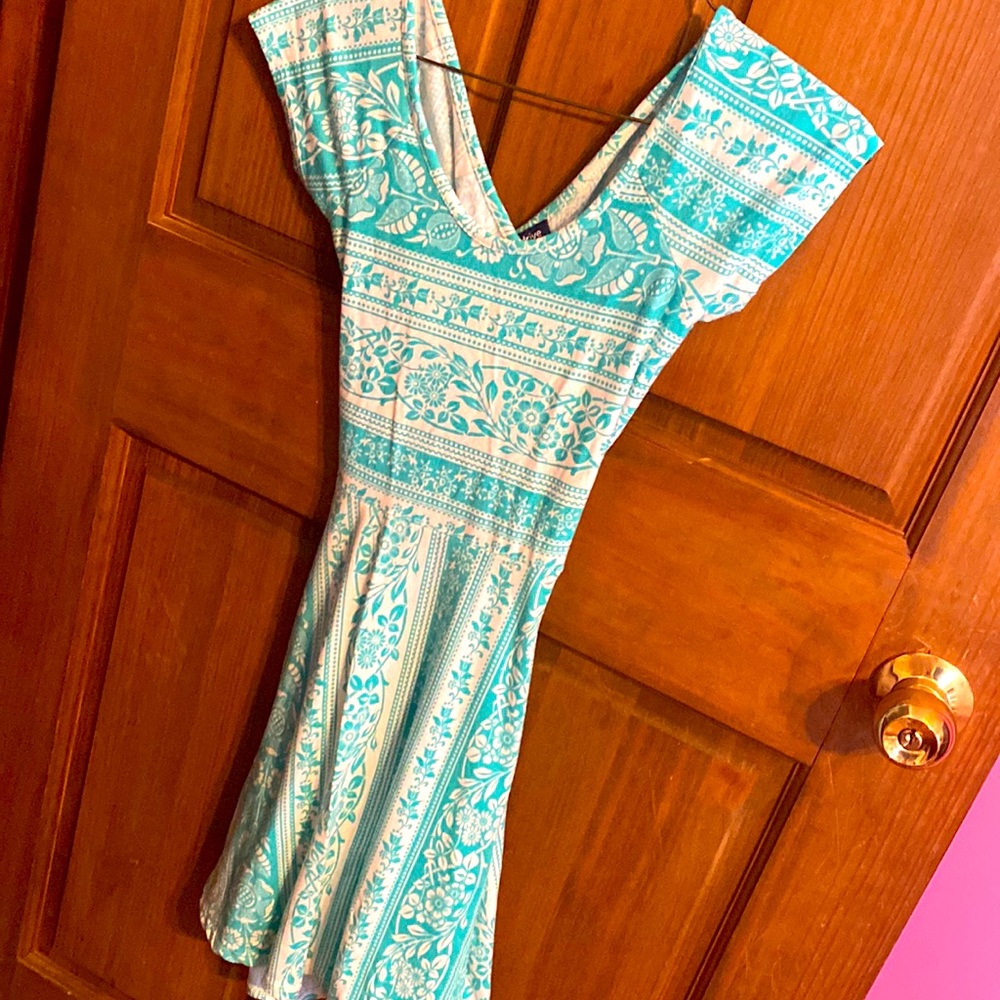 Open back dress